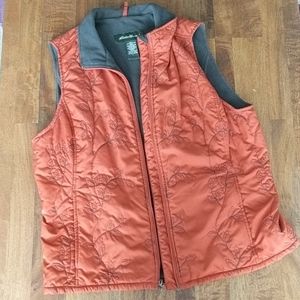 Eddie Bauer Orange Fall Vest